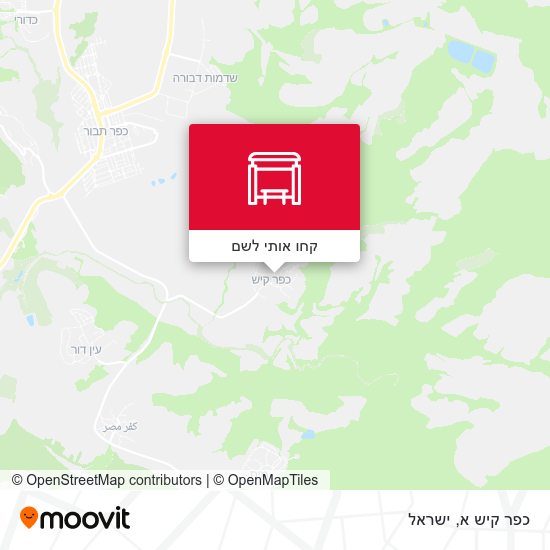 מפת כפר קיש א