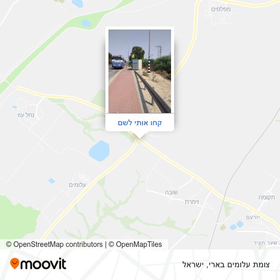 מפת צומת עלומים בארי