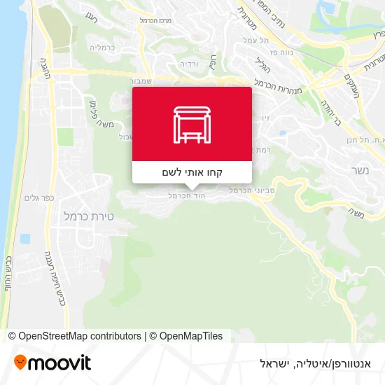 מפת אנטוורפן/איטליה