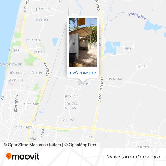 מפת שער הכפר/הפרסה