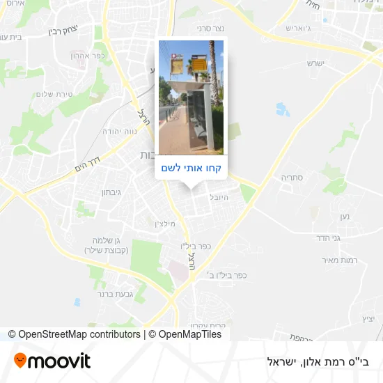 מפת בי''ס רמת אלון