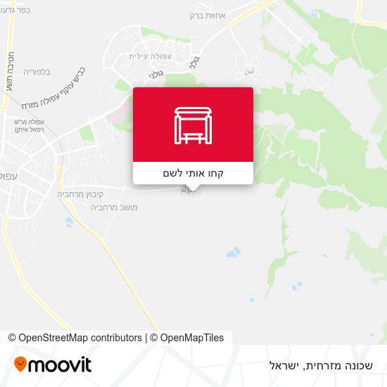 מפת שכונה מזרחית
