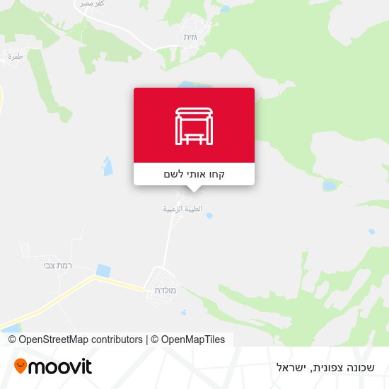 מפת שכונה צפונית