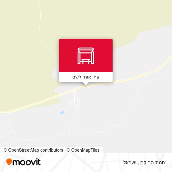 מפת צומת הר קרן