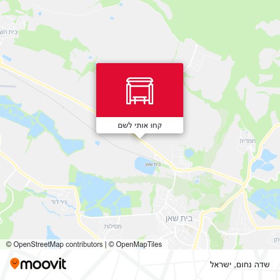 מפת שדה נחום