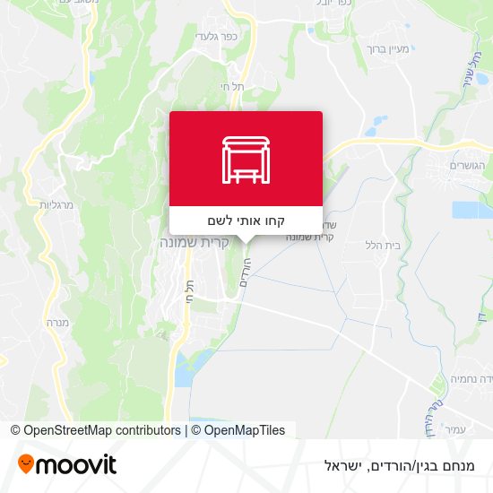 מפת מנחם בגין/הורדים