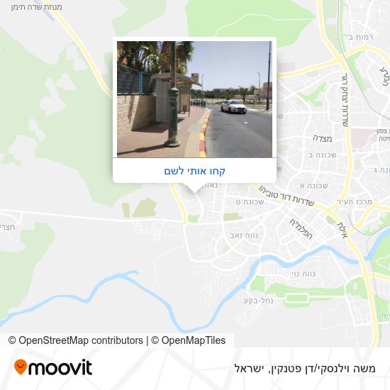 מפת משה וילנסקי/דן פטנקין