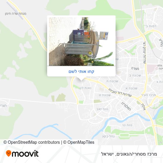 מפת מרכז מסחרי/הגאונים