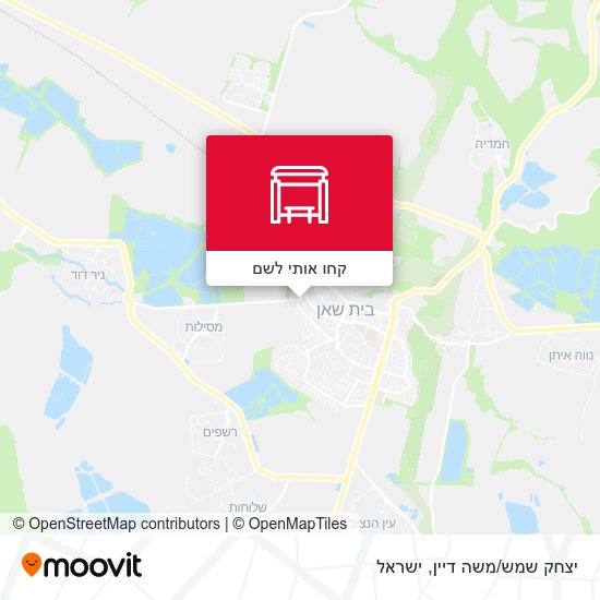 מפת יצחק שמש/משה דיין