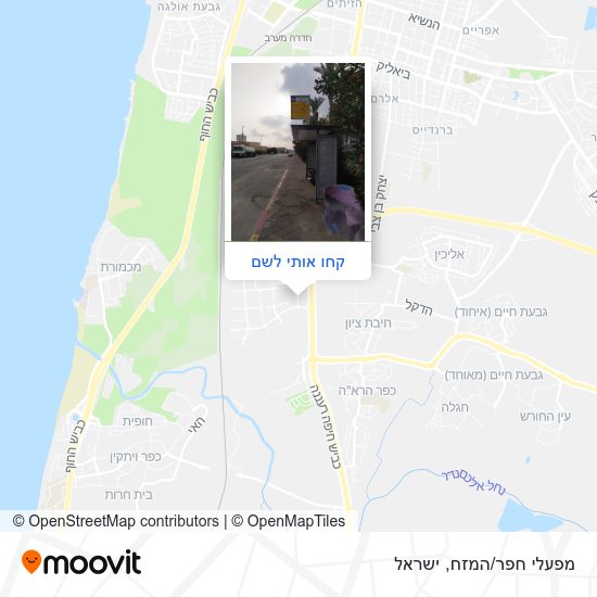 מפת מפעלי חפר/המזח