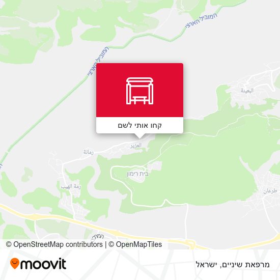 מפת מרפאת שיניים