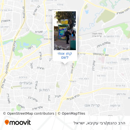 מפת הרב כהנמן/רבי עקיבא