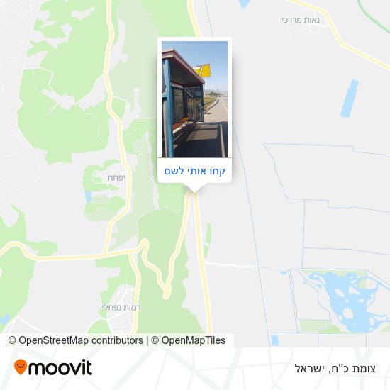 מפת צומת כ''ח