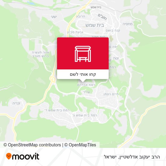 מפת הרב יעקוב אדלשטיין