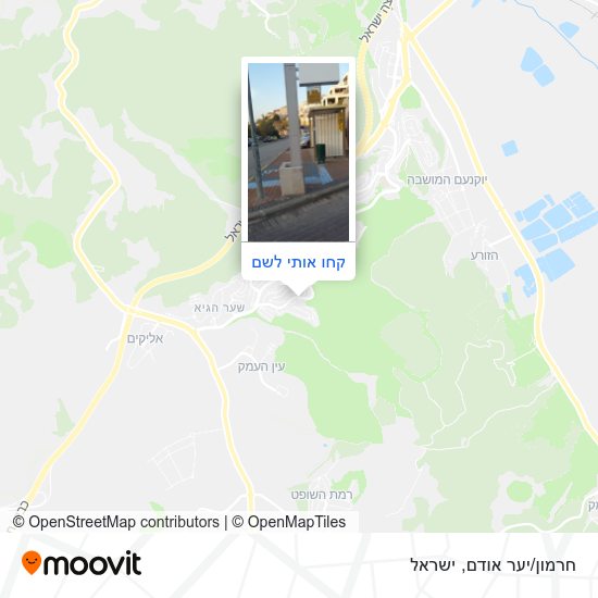 מפת חרמון/יער אודם