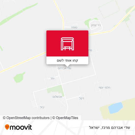 מפת שדי אברהם מרכז