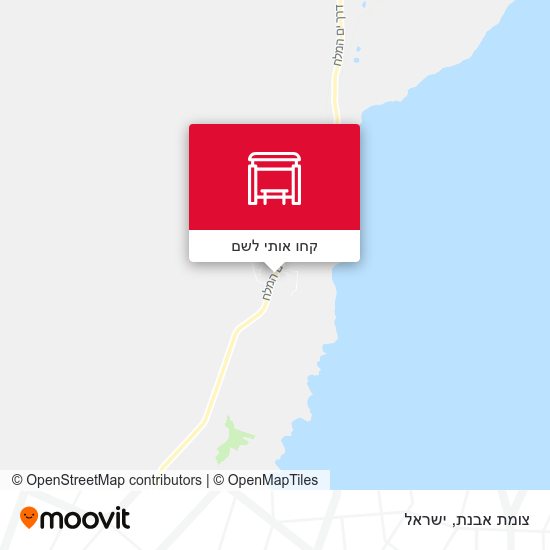מפת צומת אבנת