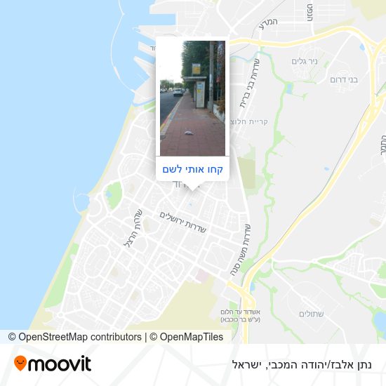 מפת נתן אלבז/יהודה המכבי