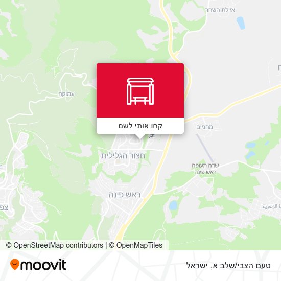 מפת טעם הצבי/שלב א