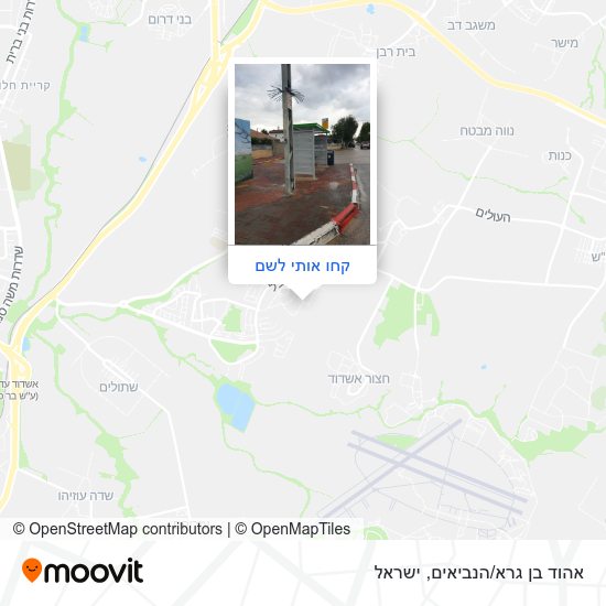 מפת אהוד בן גרא/הנביאים