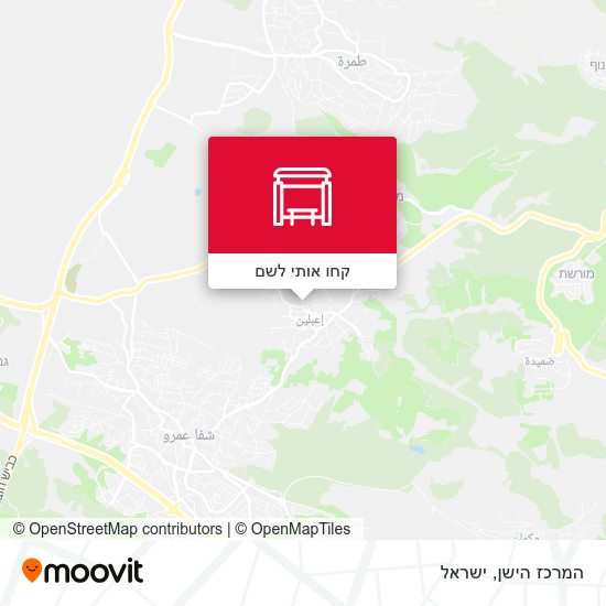 מפת המרכז הישן