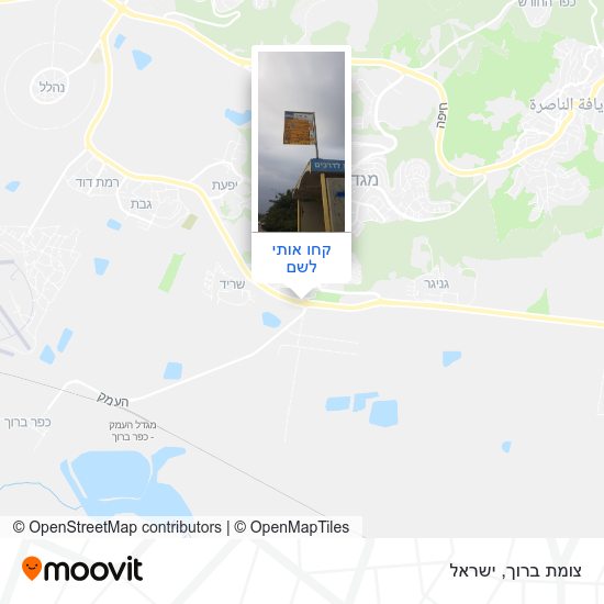 מפת צומת ברוך