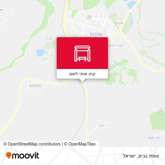 מפת צומת גבים