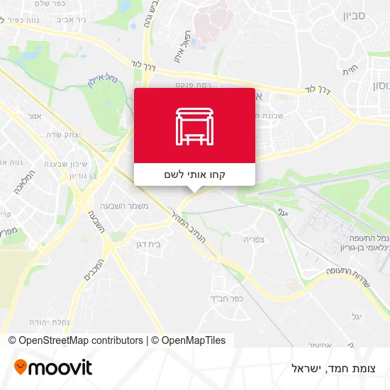 מפת צומת חמד