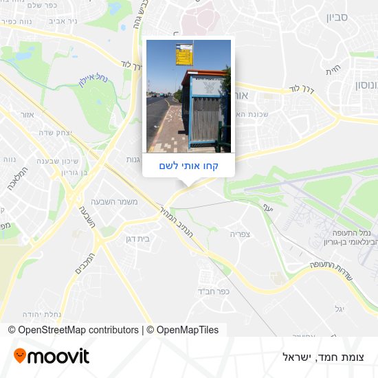 מפת צומת חמד