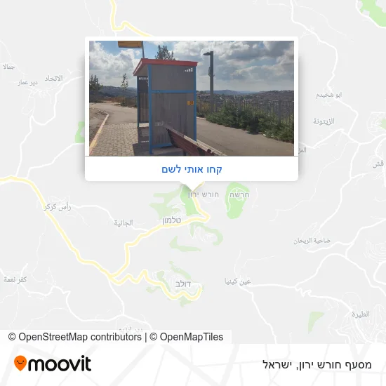 מפת מסעף חורש ירון
