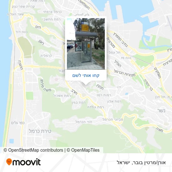 מפת אורן/מרטין בובר