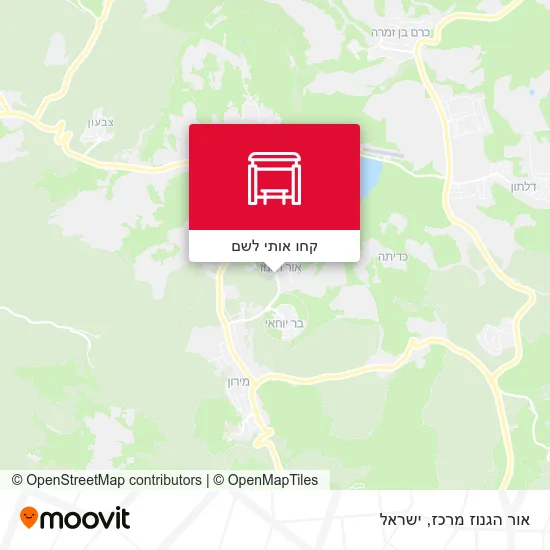מפת אור הגנוז מרכז