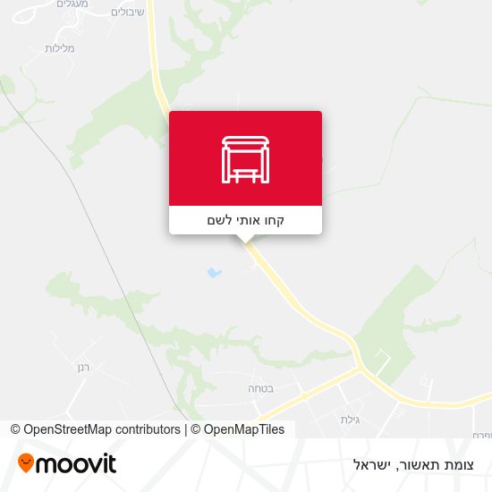 מפת צומת תאשור