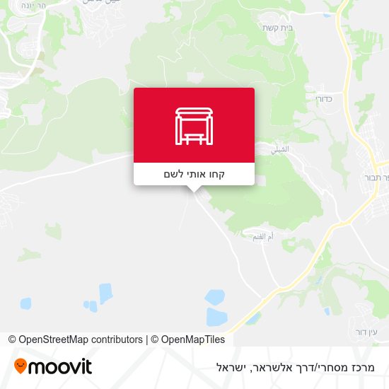 מפת מרכז מסחרי/דרך אלשראר