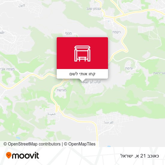 מפת כאוכב 21 א