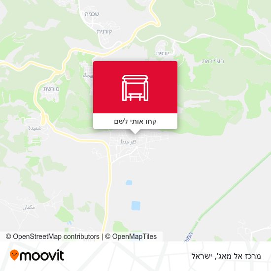 מפת מרכז אל מאג'