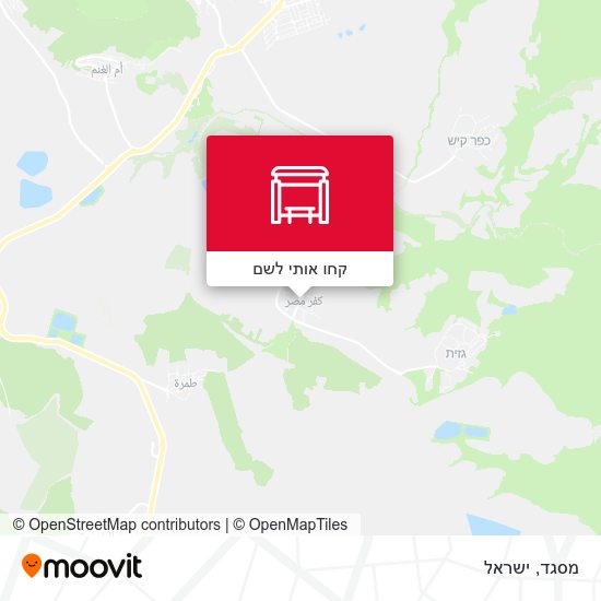 מפת מסגד