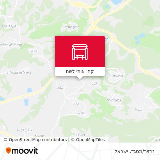 מפת זרזיר/מסגד