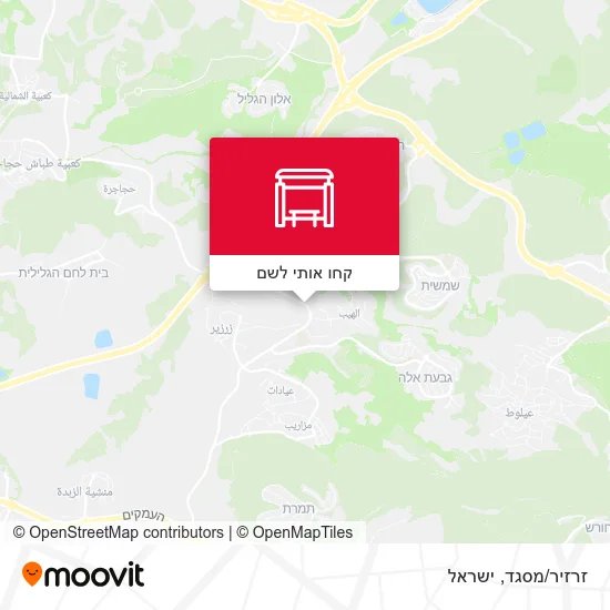 מפת זרזיר/מסגד