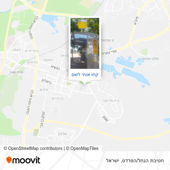 מפת חטיבת הנחל/הפרדס