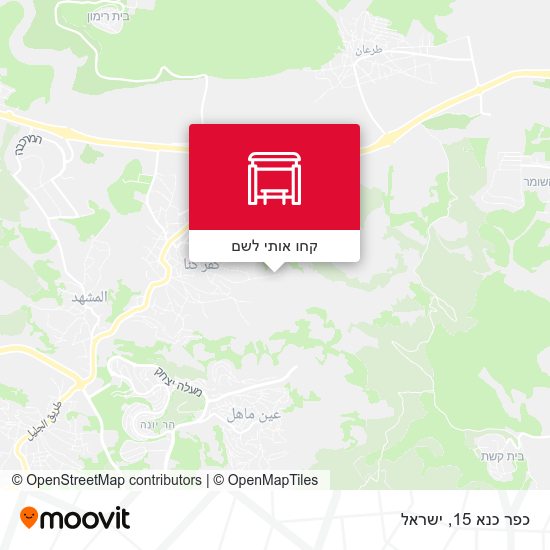 מפת כפר כנא 15