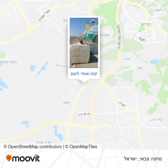 מפת מחנה צבאי