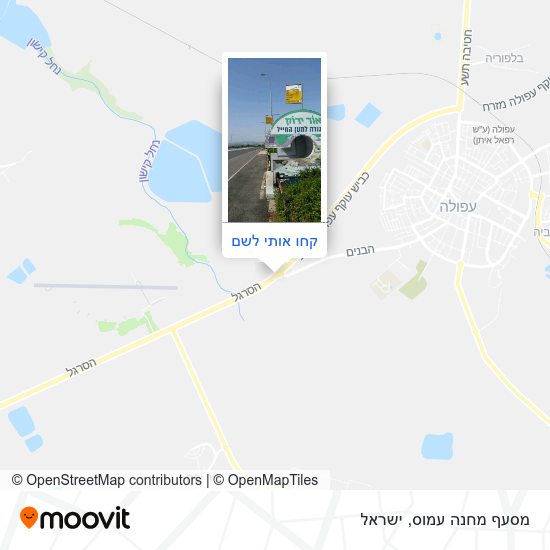 מפת מסעף מחנה עמוס