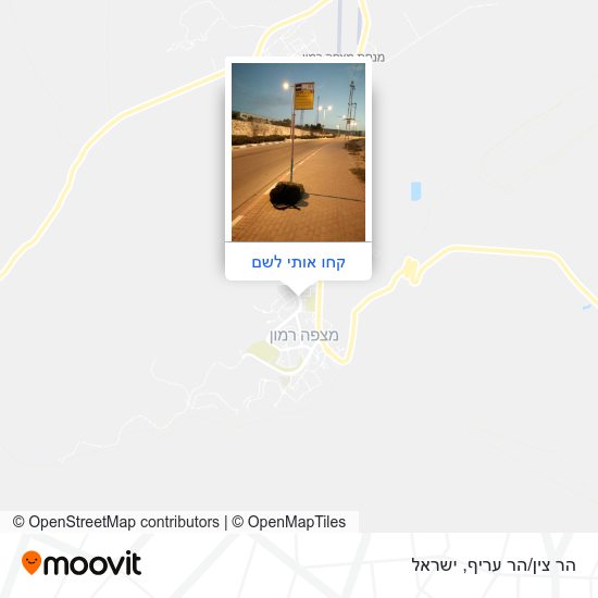 מפת הר צין/הר עריף