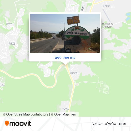מפת מחנה אליפלט