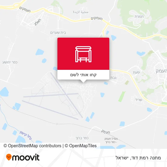 מפת מחנה רמת דוד