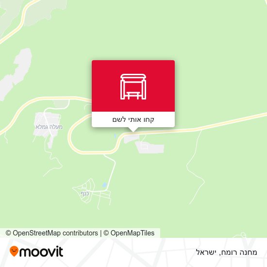 מפת מחנה רומח