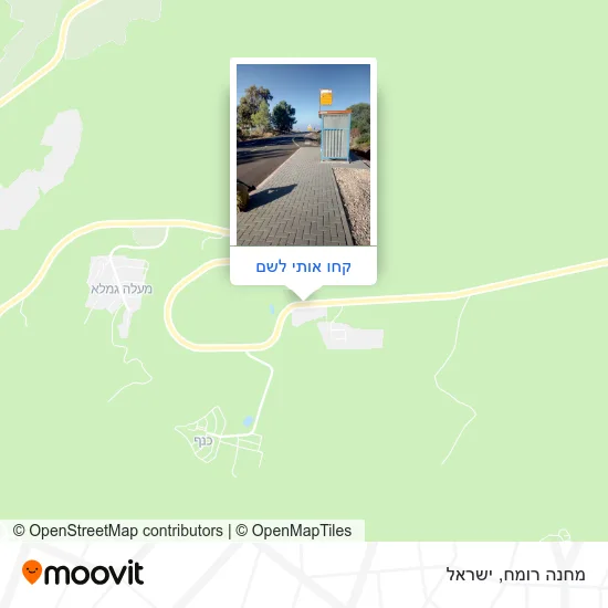 מפת מחנה רומח