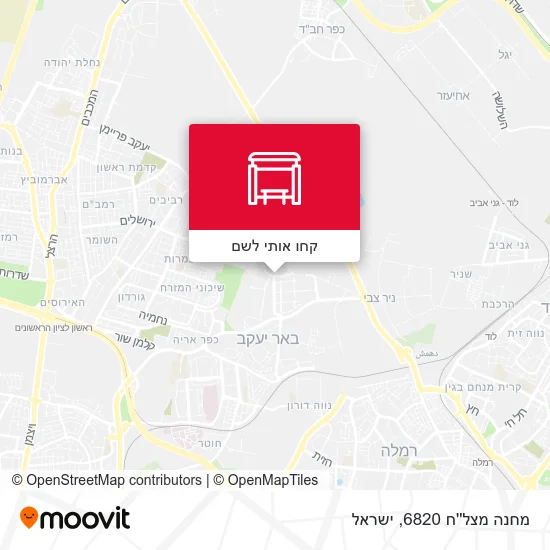 מפת מחנה מצל''ח 6820