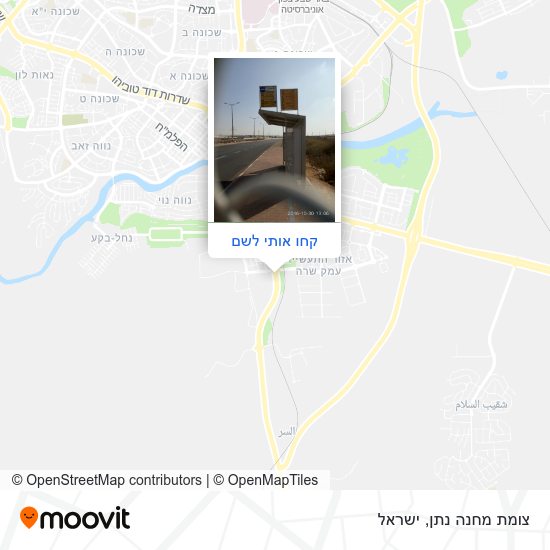 מפת צומת מחנה נתן